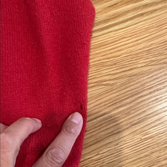 Ralph Lauren Men's Bold Red Crewneck Sweater-Size XL - Picture 3 of 5